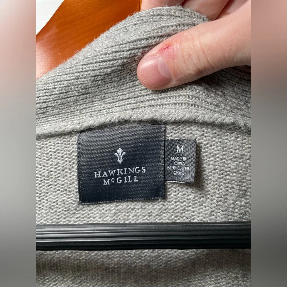 Men’s Lambswool Cardigan - Picture 2 of 2